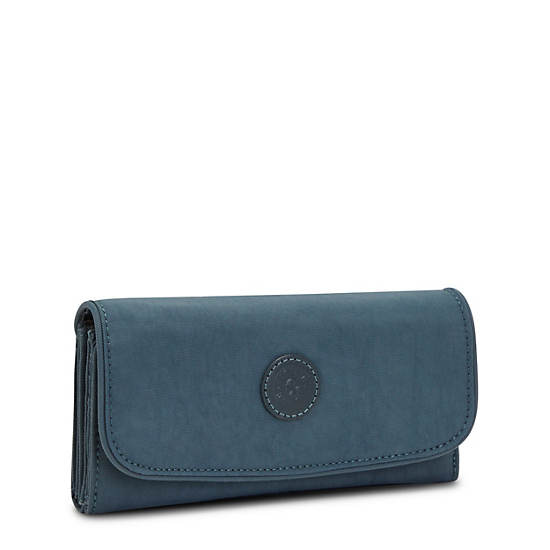 Kipling Money Land Snap Portefeuille Donkerblauw Grijs | NL 1419OK